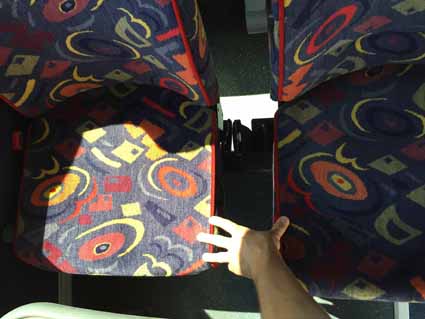 Автобус Setra 416 — крісла