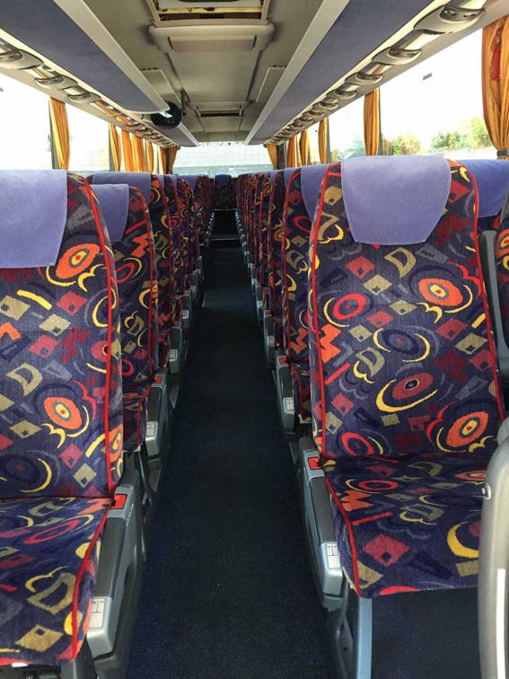 Автобус Setra 416 — місця пасажирів